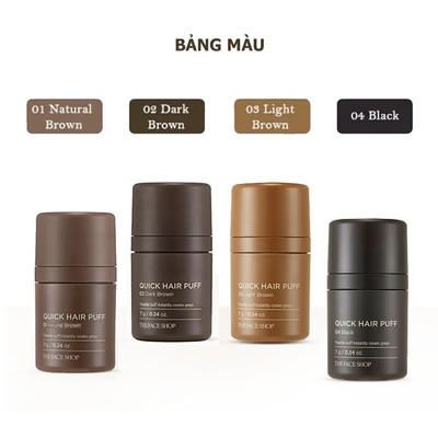 [Livestream] Phấn Che Khuyết Điểm Tóc THE FACE SHOP Quick Hair Puff 7g
