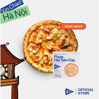 [Giao hoả tốc HCM và Hà Nội] Pizza 4P's Bánh Pizza Đông Lạnh Hải Sản Cay - 316Gr