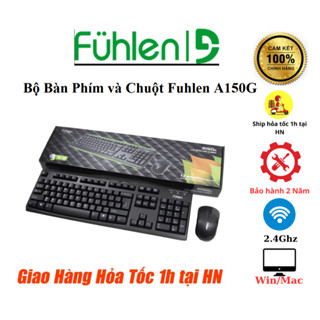 Bộ bàn phím chuột không dây Fuhlen A150G - Hàng chính hãng Ninza