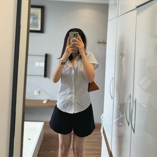 [ FINAL SALE ] QUẦN SHORT KAKI JEANS ĐEN