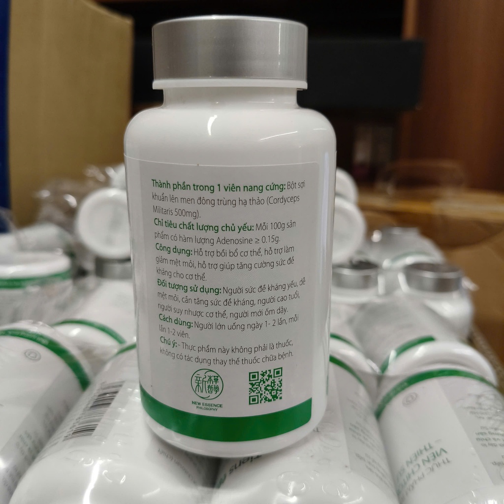 Viên uống Đông Trùng Hạ Thảo Tiens tăng cường chức năng gan, phổi , thận ( 100 viên/lọ)