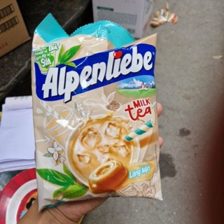  Kẹo Alpenliebe Trà Bưởi Mật Ong Và Vị Hồng Trà Sữa   Cà phê Dừa Gói 115,5g 329g 