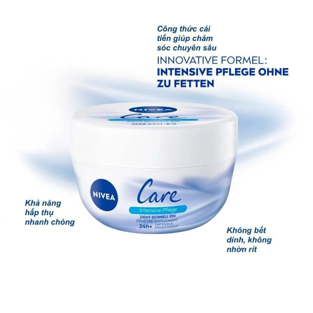 Kem Dưỡng Ẩm Nivea Care Intensive Pflege