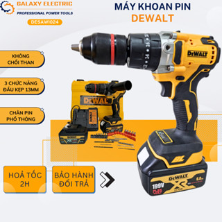 Máy Khoan Cầm Tay DESAWI/ Dewalt Không Chổi Than Có Búa Bắn Vít KHoan Rút Lõi Siêu Khỏe HÀNG RẺ Lõi Đồng 100% DESAWI024