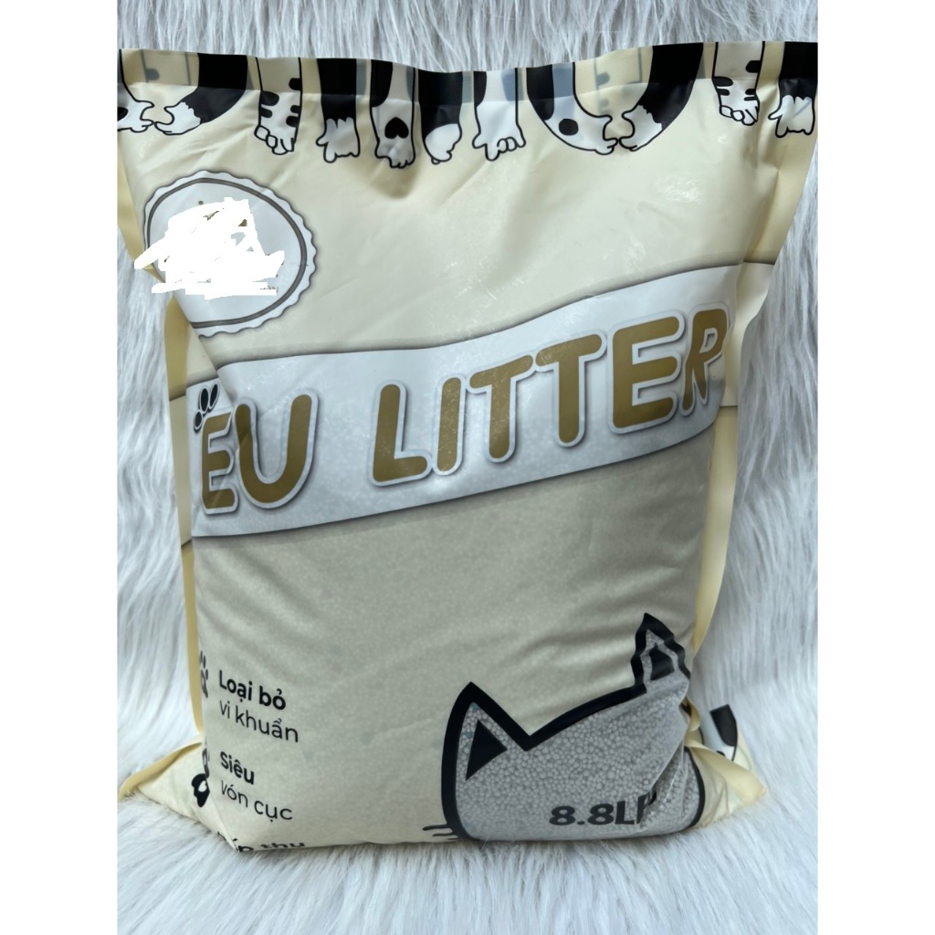 Cát vệ sinh cho mèo mùi cafe bạc hà Eu Litter 8.8L