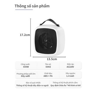 máy Sưởi Cho Phòng Ngủ Mùa Đông, quạt Sưởi Ấm, không phát sáng, không gây bỏng,không tiếng ồn