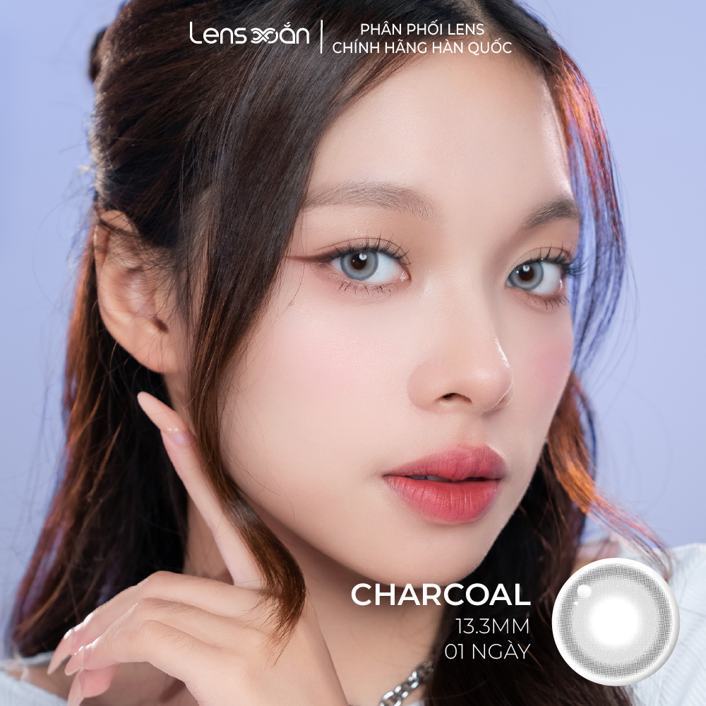 LENS 1 NGÀY tây LENS XOẮN kính áp tròng cận xám tây viền AI tròn mắt cấp ẩm cao MYFIPN BLESH | BigBuy360 - bigbuy360.vn