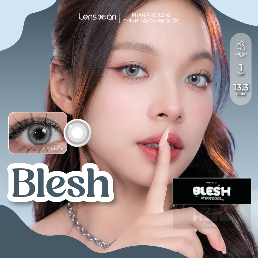 LENS 1 NGÀY tây LENS XOẮN kính áp tròng cận xám tây viền AI tròn mắt cấp ẩm cao MYFIPN BLESH | BigBuy360 - bigbuy360.vn