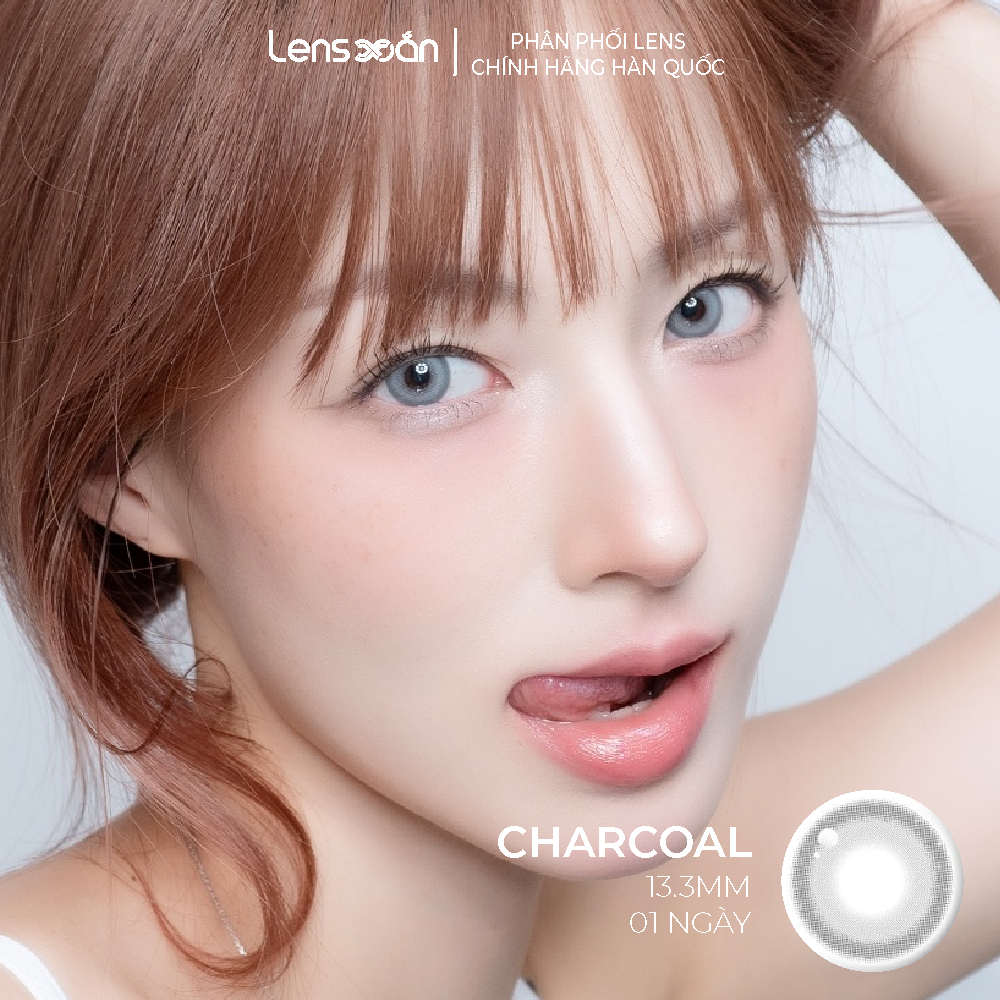 LENS 1 NGÀY tây LENS XOẮN kính áp tròng cận xám tây viền AI tròn mắt cấp ẩm cao MYFIPN BLESH | BigBuy360 - bigbuy360.vn