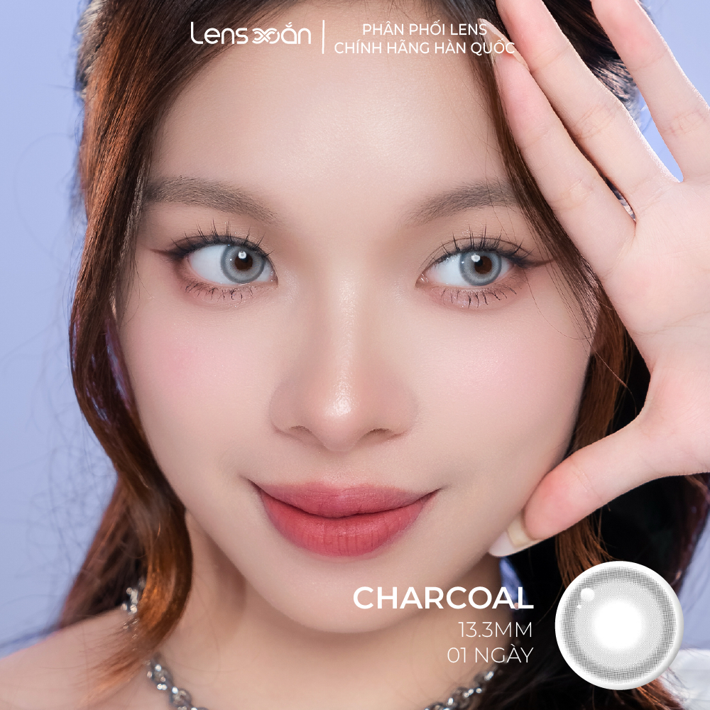 LENS 1 NGÀY tây LENS XOẮN kính áp tròng cận xám tây viền AI tròn mắt cấp ẩm cao MYFIPN BLESH | BigBuy360 - bigbuy360.vn