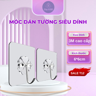 Combo 10 móc dính, dán tường chịu lực