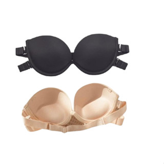 Combo 3 Áo Quây, Áo Lót Cúp Ngực Choice AFM13 Chống Tụt Đẩy Ngực Dây Lưng Trong Màu Da, Size L