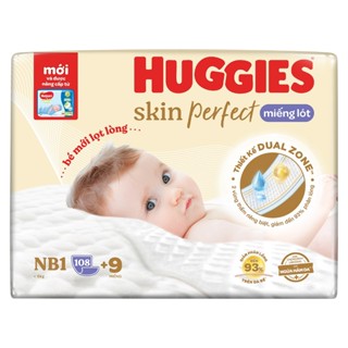 Miếng lót sơ sinh Huggies Newborn 1 108 miếng (cho bé dưới 5 kg)