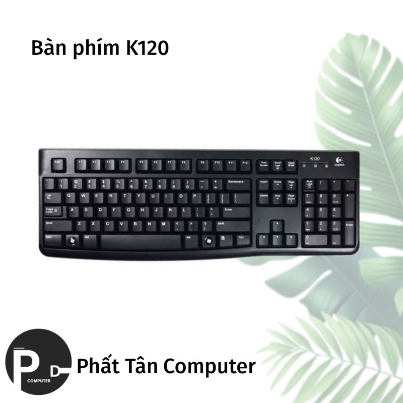 Bàn phím K120 Logitech Văn phòng, Gaming.