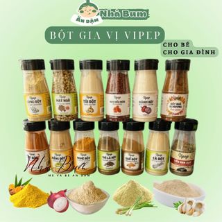 Gia vị Vipep Bột hành tỏi quế nghệ cà ri cari cho bé/gia đình