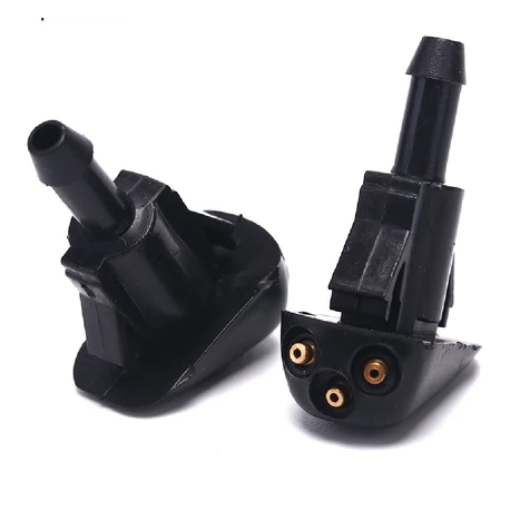 Cerato Accent Vòi xịt 3 lổ nước rửa kính chắn gió thẳng đầu phun vuông lau kiếng lái trước cần gạt xe hơi Hyundai KIA