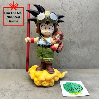 Mô hình Dragon Ball Goku Kid Khỉ bám vai 24cm siêu dễ thương - GaGaMoHinh