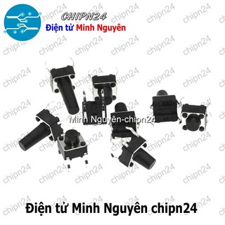 [10 con] (F62) Nút nhấn 4 chân 6x6 DIP (6x6x4.3/6x6x5/6x6x6/6x6x7/6x6x8/6x6x9/6x6x10/6x6x11/6x6x12/6x6x14) - [Chọn Loại]