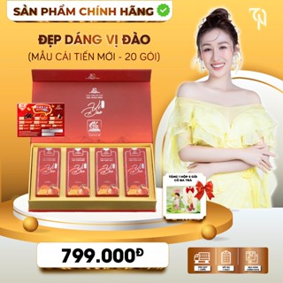 [ GIÁ GỐC ] TRÀ GIẢM CÂN VỊ ĐÀO ĐÔNG ANH MỚI (HỘP 20 GÓI TẶNG 5 GÓI CÔ BA TRÀ + THẺ CÀO) - BOSS NGUYỄN HUỲNH NHƯ