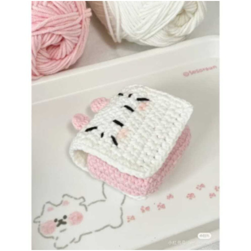 Ví hello kitty nhỏ đựng tiền lẻ iPod bằng len
