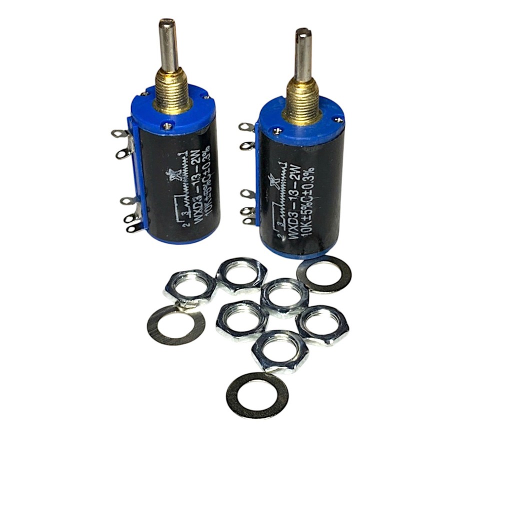 Chiết Áp 10 Vòng WXD3-13 2W Chính Xác – 1K 2K2 4K7 10K 22K 47K – Biến Trở Mạch Điện