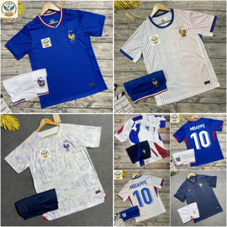 Bộ Quần Áo Đá Bóng/ Đá Banh Đội Tuyển Pháp 2024 ( In Sẵn ) - Hàng Thailand Cao Cấp