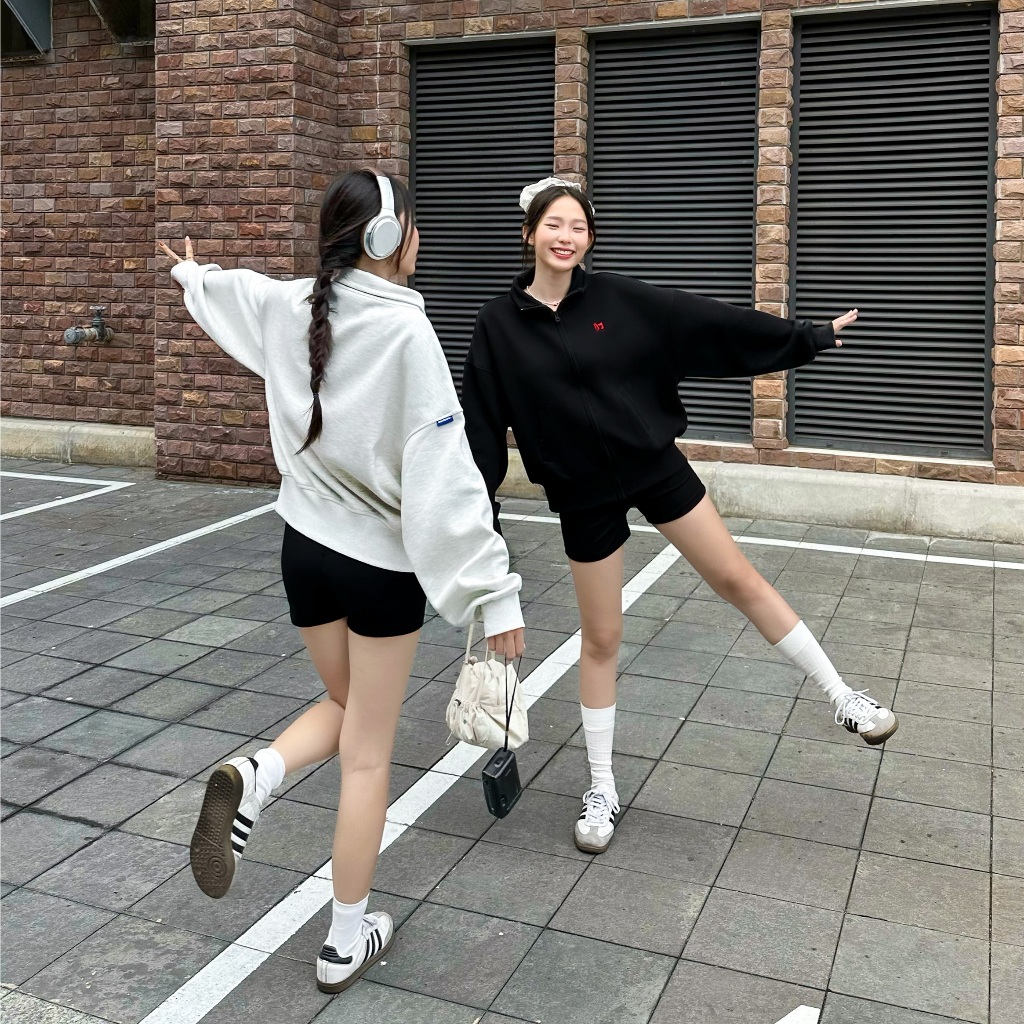 Áo Khoác Nỉ NOCTURNAL Cropped Jacket Vải Hindless Fabric 2.0 Unisex Local Brand | BigBuy360 - bigbuy360.vn