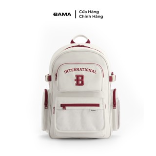 Balo nam nữ đi học đi làm BAMA Border Backpack chống nước nhiều ngăn đựng laptop 15 6 inch