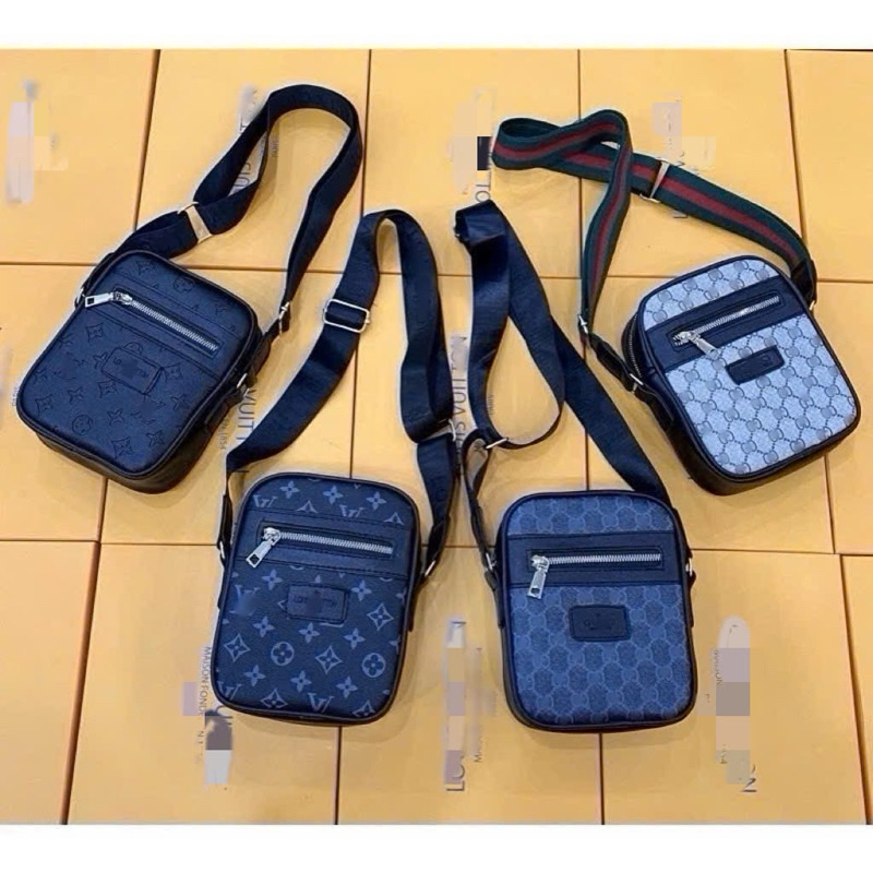 Túi Đeo Chéo, Túi Điện Thoại Cho Nam Và Nữ Thời Trang Dễ Phối Đồ Màu Siêu Hot Dây In Hãng