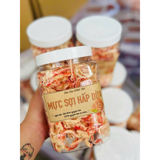 Mực xé sợi hấp nước dừa 500gr