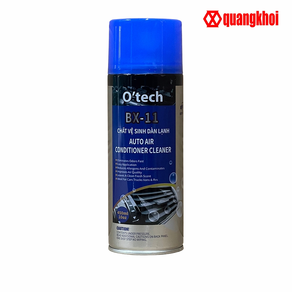 Chất vệ sinh băng keo, decal dàn lạnh điều hòa O'tech