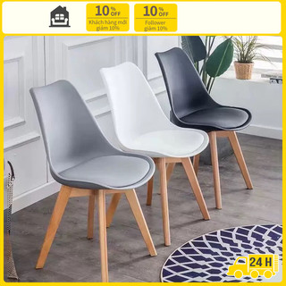 Ghế Văn Ph òng Cao Cấp Ghế chân gỗ Ghế EAMES Ghế Văn Phòng  Ghế Văn Phòng Ghế Decor Ghế EAMES Gỗ Tự