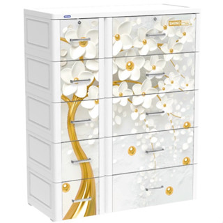 💝HOT💝Tủ nhựa SHINO (Mẫu lớn 5 tầng + 10 hộc) - Nhựa DUY TÂN chính hãng