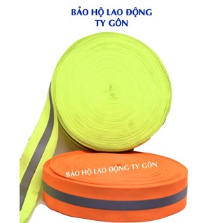 CUỘN PHẢN QUANG VẢI 3M MÀU CAM 5CM