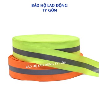 CUỘN PHẢN QUANG VẢI 3M MÀU CAM 5CM