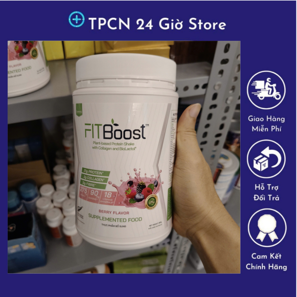 Đạm Protein Fit Boot - Colos IgGold Bổ sung Collagen chất xơ và Protein từ thực vật