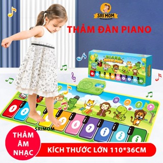 Thảm Âm Nhạc Trẻ Em Bàn Phím Đàn Piano có 8 nhạc cụ, 7 nốt nhạc - đồ chơi nhạc cụ giáo dục sớm sáng tạo cho bé