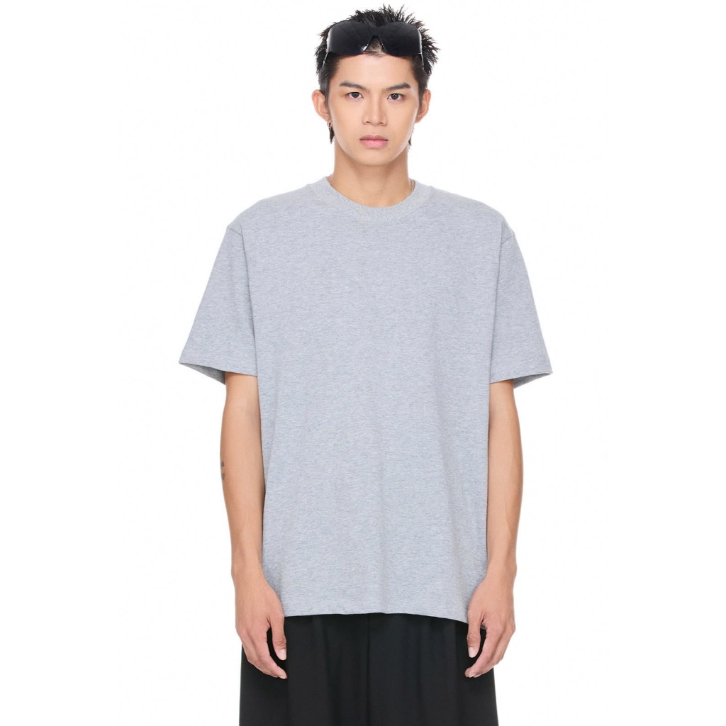 Áo thun trơn unisex basic tay ngắn - BEUTER Melange Blank Classic T-shirt