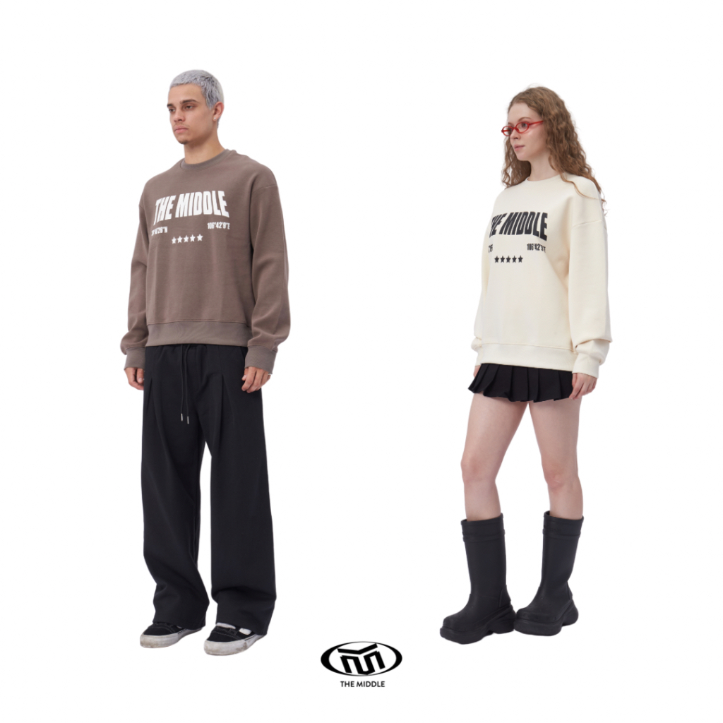 Áo Sweater BASIC form BOXY unisex