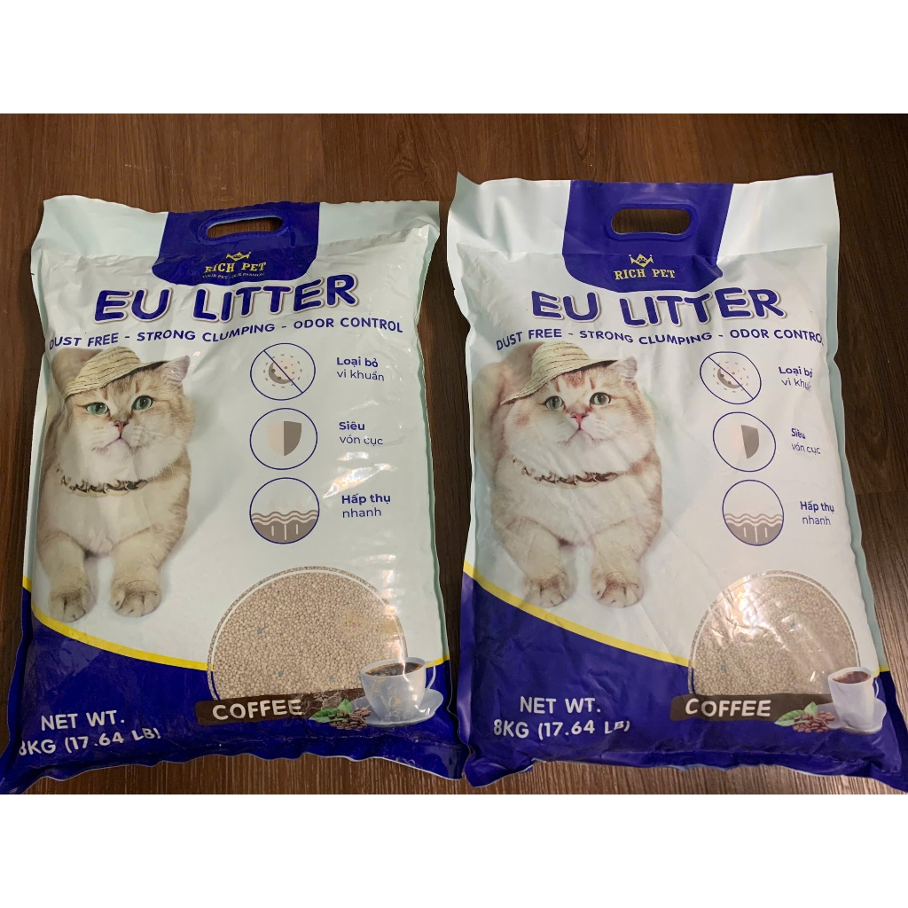 Combo tải cát vệ sinh Eu Litter cho mèo
