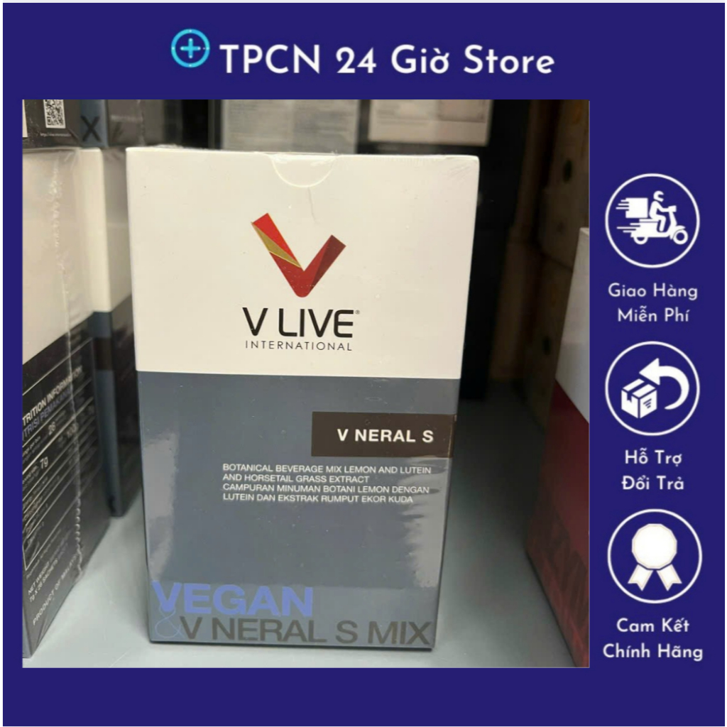 10 Hộp V Neral S Vlive Hỗ trợ tái tạo tế bào, tăng cường hệ miễn dịch