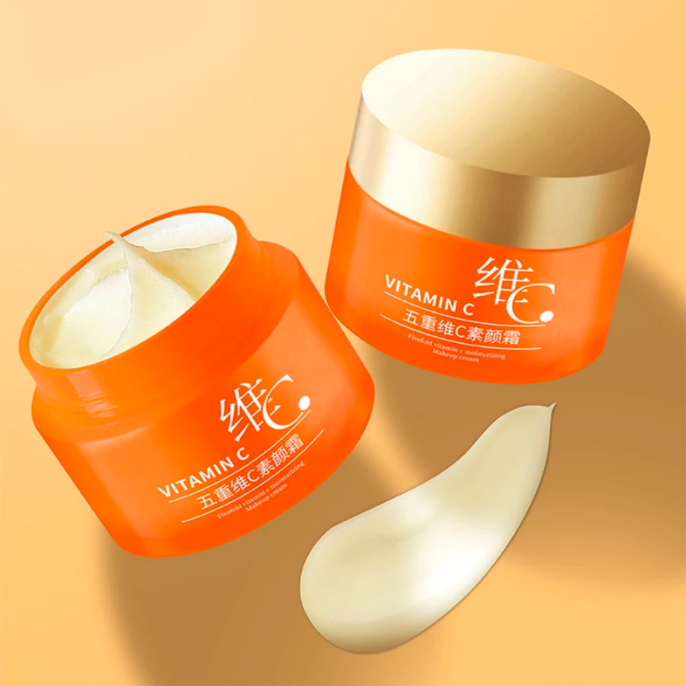 Kem dưỡng da Vitamin C - Kem lười Vitamin C dưỡng trắng da, nâng tông, đều màu, trẻ hóa da, chống nắng SPF 30 PA+++