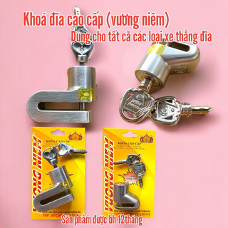 ổ khoá đĩa xe máy (8cạnh)Vương Niêm..khoá chống cắt..chống trộm xe máy..ship hoả tốc HCM