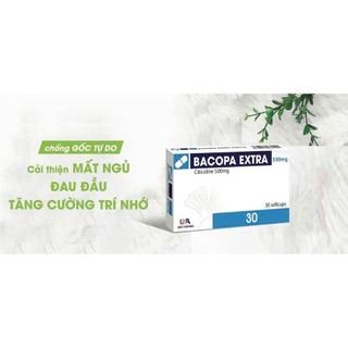 Viên bổ não BACOPA EXTRA Hộp 30 viên .