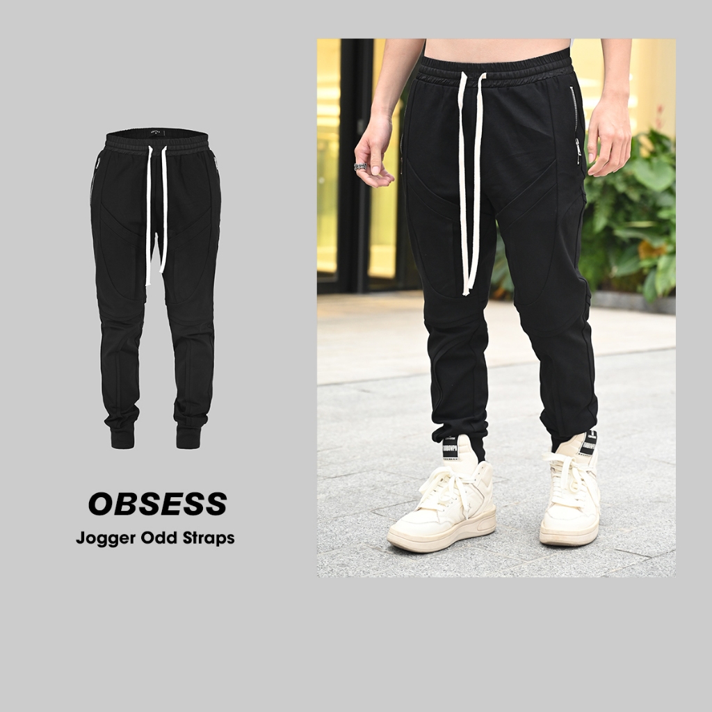 Quần Jogger dây lé Obsess brand JOGGER ODD STRAPS