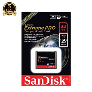 Thẻ nhớ compact flash 32gb sandisk extreme pro 1067x tốc độ đọc 160mb/s ghi 150mb/s