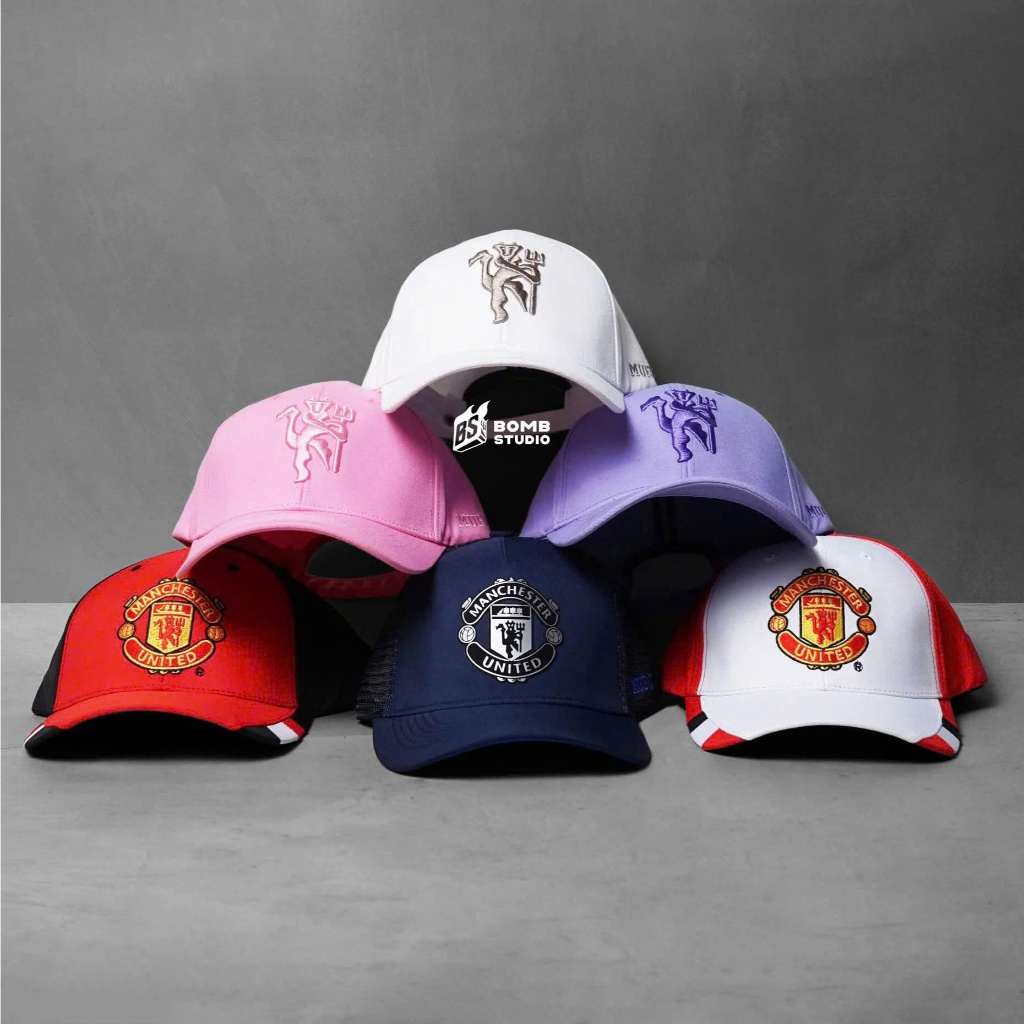 Nón kết, mũ lưỡi trai Trucker logo Manchester United Thể Thao Thời Trang cả nam và nữ - BOMBSHOP [HA
