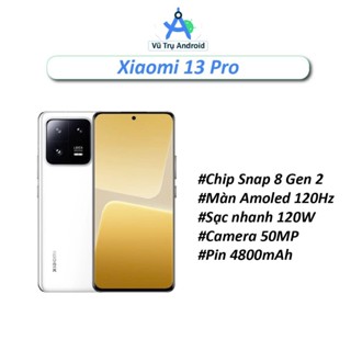 Điện thoại Xiaomi Mi 13 Pro RAM 8/256GB chip Snapdragon 8 Gen 2 màn LTPO AMOLED 2K 120Hz Camera Leica
