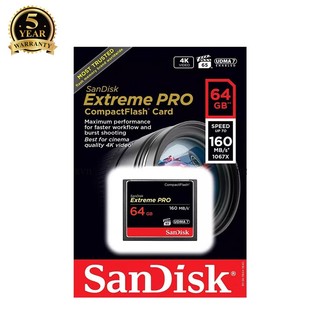 Thẻ nhớ compact flash 64gb sandisk extreme pro 1067x tốc độ đọc 160mb/s ghi 150mb/s