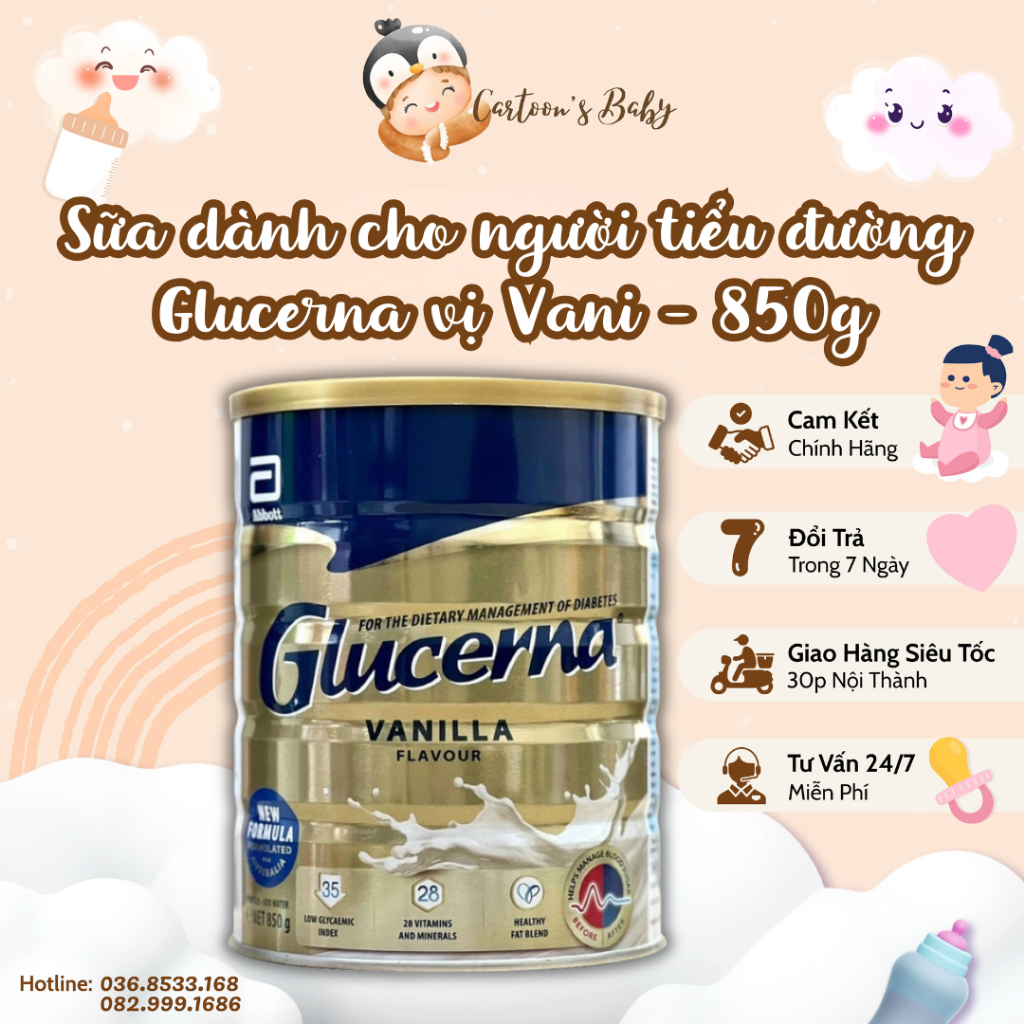 Sữa Glucerna ÚC - 850gr